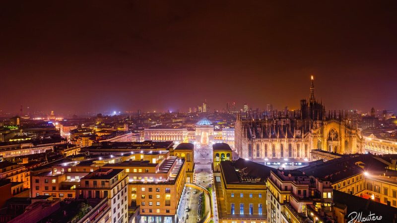 Milan Italia noche