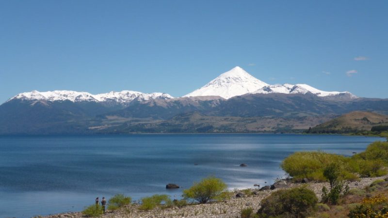 Volcán Lanín Lago Huechulafquen