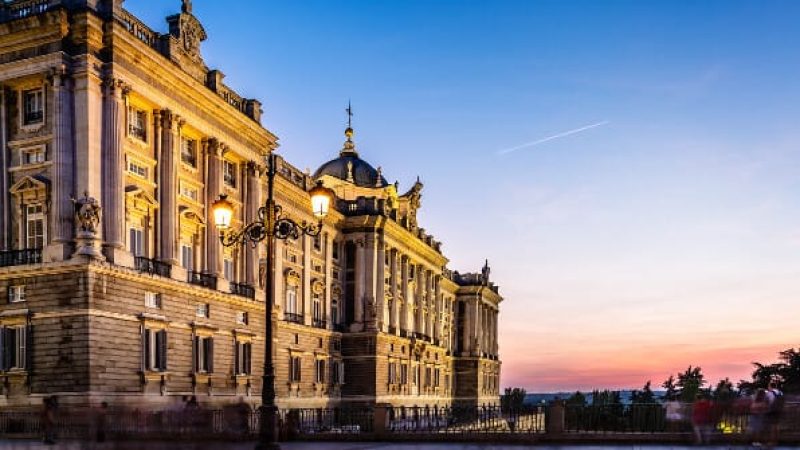Royal Palace in Madrid, Spain, in a beautiful sunset a summer day. Long exposure people blurred SSUCv3H4sIAAAAAAAEAJ2Sz26DMAzG75P2DijnIoU/HWNPsXvVg0lSahVIlYROVcW7zyHQptO0wzjFP/N9cWzfXl+ShDVgUbCP5OYjirHrRusMONQDYb5ZuJLotEHoPPRsmjPMOnCjVdZbLEiAUy39G+CiX+/ZhThZE3OSFJRibBMxOzYzW9G0+bcyHPbrU6BVg7g+aiMkjYLeOuxVXCIlKv5kXeVP4ba+X7K/c9Zga50Wp/NRO/3D70n+2YGgJv1iIdVZW3Szg/3Loiwe8nCYouEY1SkIw9kFd3b6csr08bguKJWOYhgl6mhyFy2g84Iicj4bFDi0kUy7ozLxFtAa6T4Cg3ZzJcsDmKQ18WFWZFVd58V7tS0rzuv8na2rRU1EGdcatu2IlDLXiKP0TjlX9Im3NOOHbVoClClkhzqtC0FYVBmHhto1fQP85G1u+gIAAA==