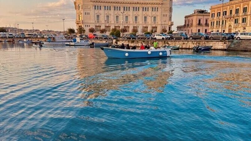 paseo en barco ortigia Italia 1